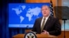 Secretary of State Mike Pompeo speaks during a news conference at the State Department in Washington, Wednesday, June 10, 2020. (AP Photo/Andrew Harnik, Pool)