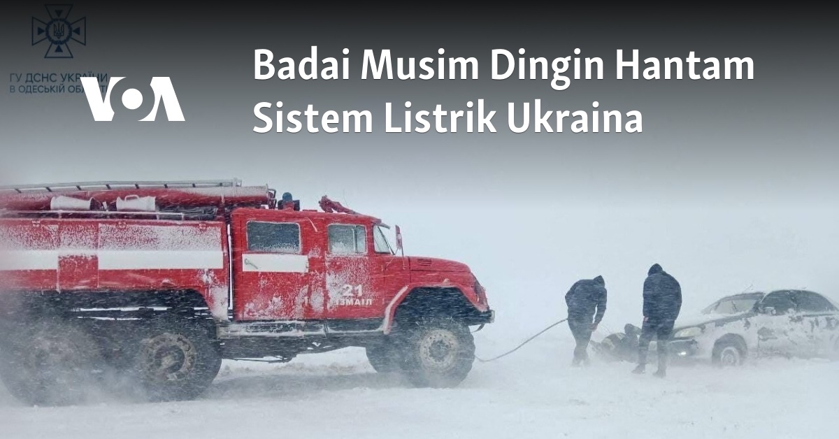 Badai Musim Dingin Hantam Sistem Listrik Ukraina