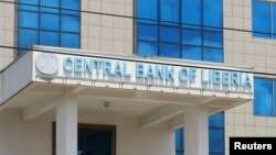 FILE - A photo shows the headquarters of the Central Bank of Liberia, in Monrovia, Liberia, Sept. 19, 2018.