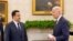 Президент Джо Байден принимает в Белом доме премьер-министра Ирака Мохаммеда Шиа аль-Судани. 15 апреля 2024 г. 