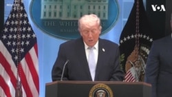 کنفرانس خبری دونالد ترمپ رییس جمهور ایالات متحده در قصرسفید