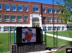 FILE - This May 4, 2020, photo shows Willow Creek School in Willow Creek, Mont. The school with its 56 students was among the first in the U.S. to reopen after being shut because of coronavirus concerns.