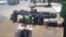 Bonbonnes de gaz butane vide à N’Djamena, le 4 avril 2019. (VOA/André Kodmadjingar)