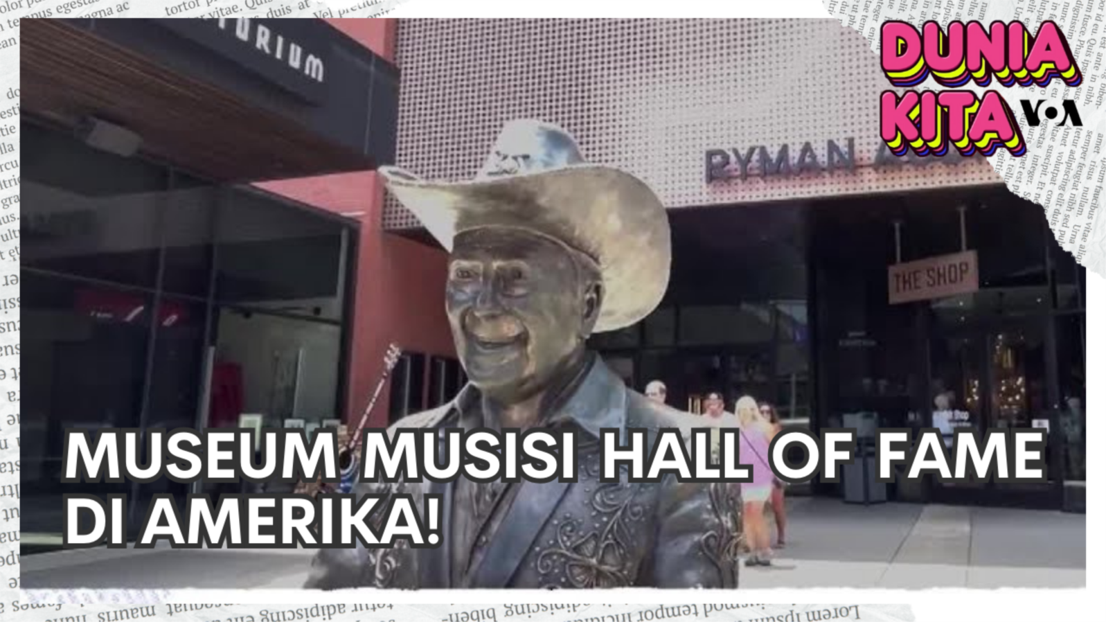 Museum Musisi Hall of Fame di Amerika!