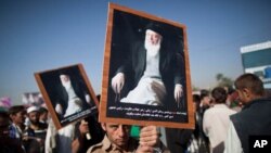 مظاهره کنندگان خواهان پیگری قتل برهان الدین ربانی شدند