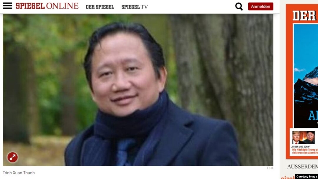 Bài báo trên tạp chí Der Spiegel (Tấm Gương) về việc công an Đức điều tra một người của Văn phòng Liên bang Di trú và Tị nạn trong lúc công tố liên bang điều tra vụ bắt cóc Trịnh Xuân Thanh.