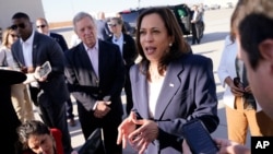 La vicepresidenta Kamala Harris visita El Paso, Texas, el viernes 25 de junio de 2021.