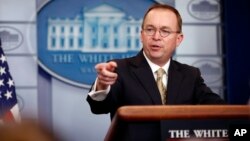 Kepala Staf sementara Gedung Putih, Mick Mulvaney 