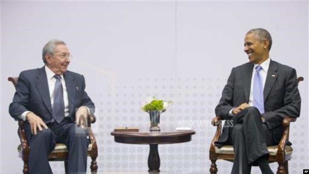 Presidentes de Estados Unidos y Cuba se reunieron por primera vez en territorio estadounidense.