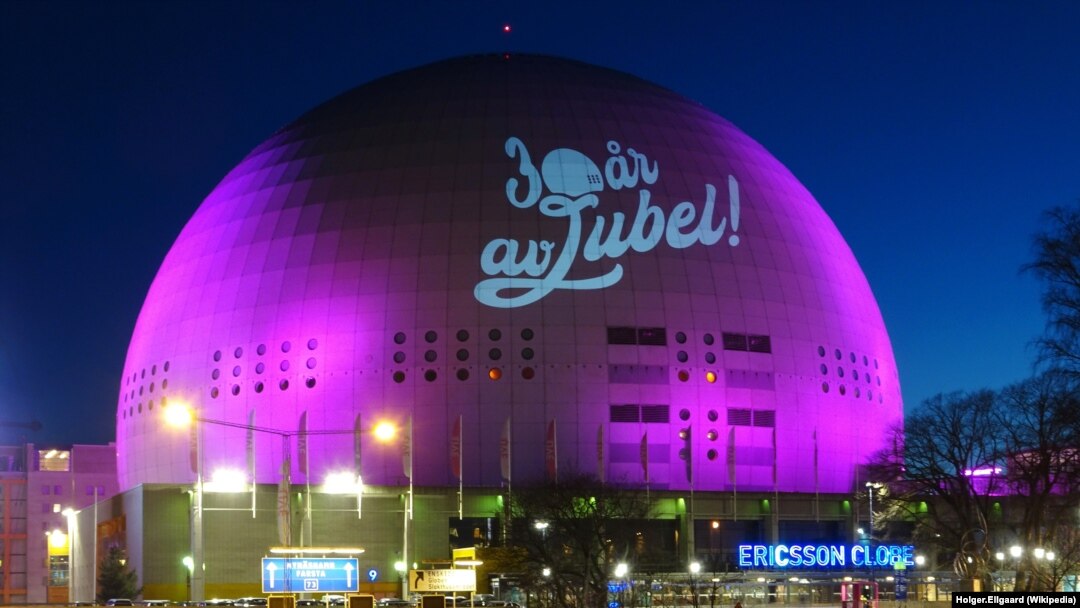 Arena Erickson Globe, Swedia, kini berganti nama menjadi Avicii Arena. (Foto: Wikipedia/Holger.Ellgaard)