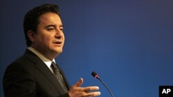 Turkish Deputy Prime Minister and Finance Minister Ali Babacan (file photo)