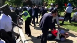 Des manifestants anti-Erdogan devant dans les rues de Washington (vidéo)