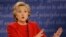 Ứng cử viên đảng Dân chủ Hillary Clinton trong cuộc tranh luận tổng thống tại Đại học Hofstra ở Hempstead, New York, ngày 26/9/2016.