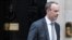Britain's Secretary of State for Exiting the European Union Dominic Raab leaves Downing Steet, London, Britain, Oct. 9, 2018. 