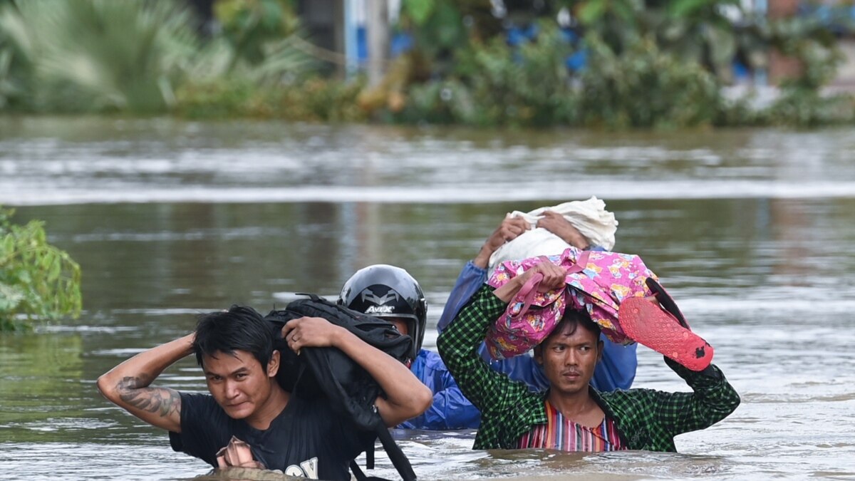 Tens Of Thousands Flee Homes In Flood-Hit Myanmar As Landslide Toll Hits 59