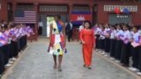 First Lady Michelle Obama Shares Her Story in Education with Girls in Cambodia