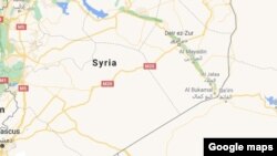 Mapa istočne Sirije