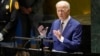 President Joe Biden addresses the 78th United Nations General Assembly in New York, Tuesday, Sept. 19, 2023.