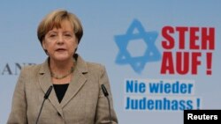 Nemačka kancelarka, Angela Merkel na skupu protiv anti-semitizma, 14. septembar 2014.