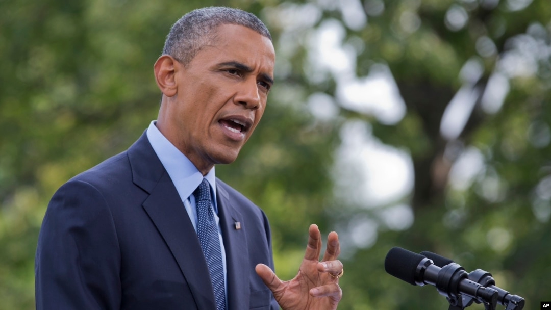 Pernyataan Presiden AS Barak Obama hari Kamis (11/9) menyebut tindakan Rusia di Ukraina sebagai "ilegal" (foto: dok).