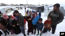 Pengungsi Suriah di kamp Zahleh, Lembah Bekaa, Lebanon (foto: dok).