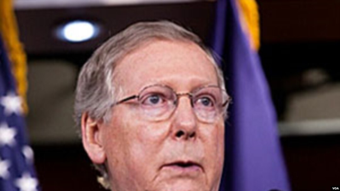 Pemimpin Fraksi Minoritas Senat AS, Senator Mitch McConnell.