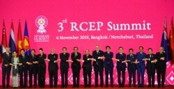 지난해 11월 태국 방콕에서 '역내포괄적경제동반자협정(RCEP)' 정상회의가 열렸다.