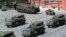 FILE - Russian S-400 surface-to-air missile defense systems are on display during a parade at Red Square in Moscow, Russia, May 9, 2015.