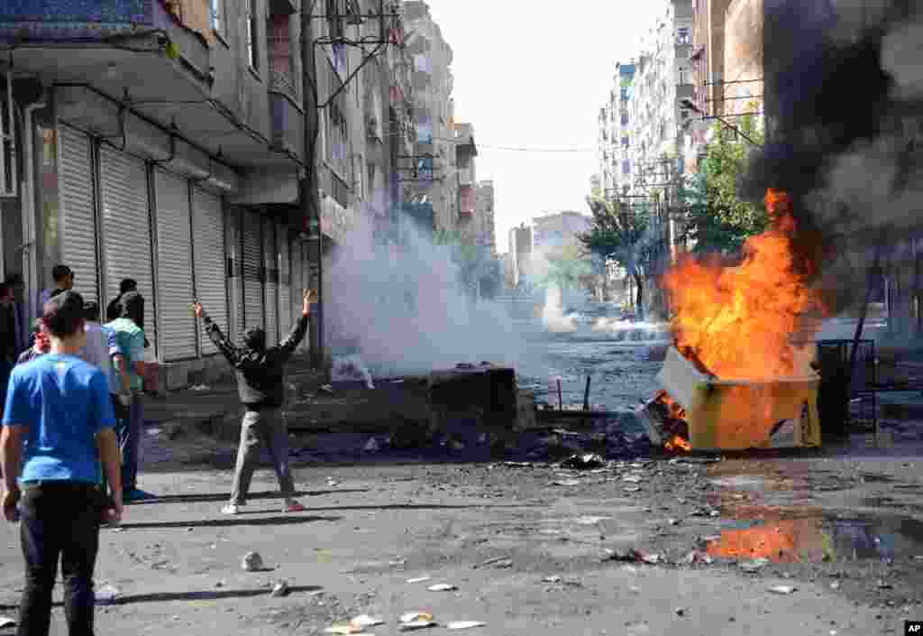 Turkey Europe Kurdish Protests