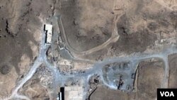 Foto satelit diduga lokasi reaktor nuklir Suriah di Dair Alzour yang dibom Israel tahun 2007 (foto: dok.).