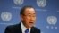 FILE - United Nations Secretary-General Ban Ki-moon.