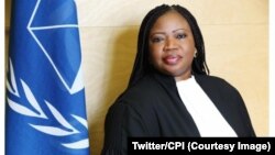 La procureure de la Cour pénale internationale Fatou Bensouda dans un communiqué de la CPI, 3 novembre 2017. (Twitter/CPI)