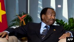 Paul Biya lors du sommet France-Afrique de Dakar, 30 novembre 2014