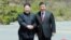North Korean leader Kim Jong Un shakes hands with China's President Xi Jinping, in Dalian, China in this undated photo released on May 9, 2018 by North Korea's Korean Central News Agency (KCNA).