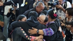 ဟားမတ်စ်လက်က လွတ်မြောက်လာသူ ထိုင်းဓားစာခံ ၅ ဦး ဘန်ကောက်မြို့ပြန်ရောက်