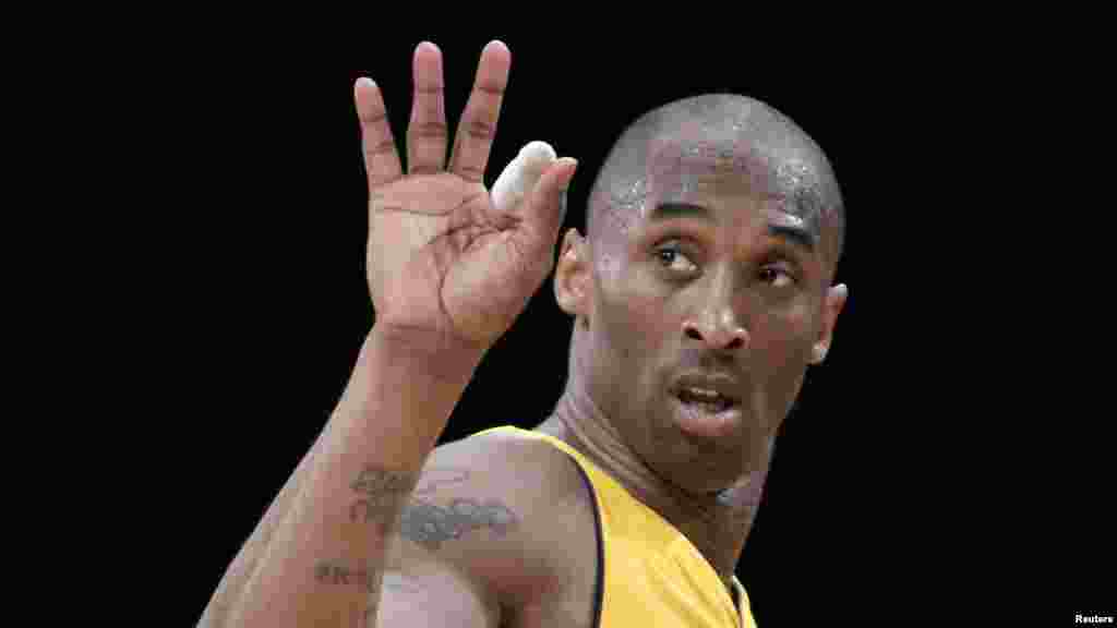 Los Angeles Lakers guard Kobe Bryant 