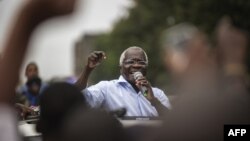 L'ancien chef de l'opposition Afonso Dhlakama à Maputo, au Mozambique, le 11 octobre 2014.