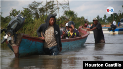 En esta foto se puede ver el impacto de la tormenta tropical Eta en Nicaragua. [Foto Houston Castillo/VOA].