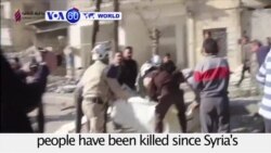 VOA60 World PM - Syria War Death Toll Reaches 470,000