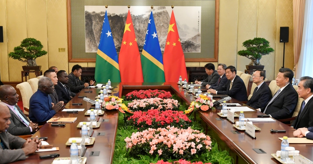 所罗门群岛总理据报接受中国献金分给支持他的政府的议员