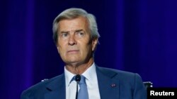 Vincent Bolloré, le 17 avril 2015 à Paris.