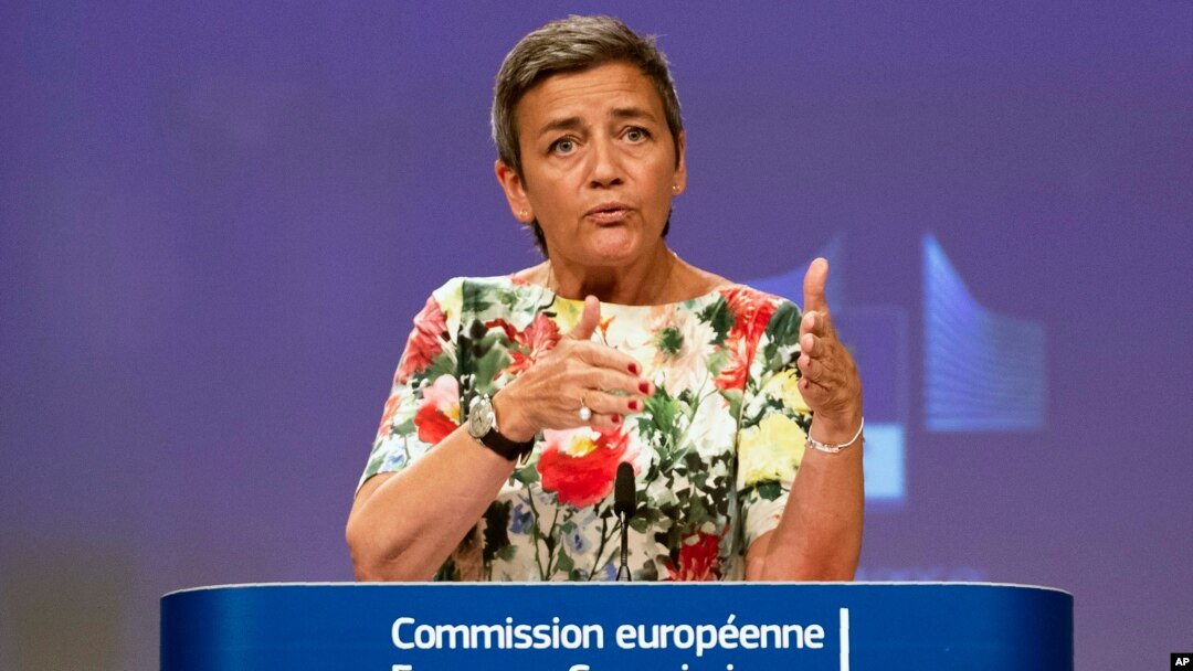Kepala Komisi Anti Monopoli Uni Eropa, Margrethe Vestager 