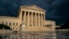FILE - The Supreme Court is seen under stormy skies in Washington.
