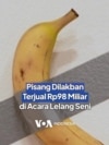 Pisang Dilakban Terjual Hampir Rp100 Miliar di Acara Lelang Seni