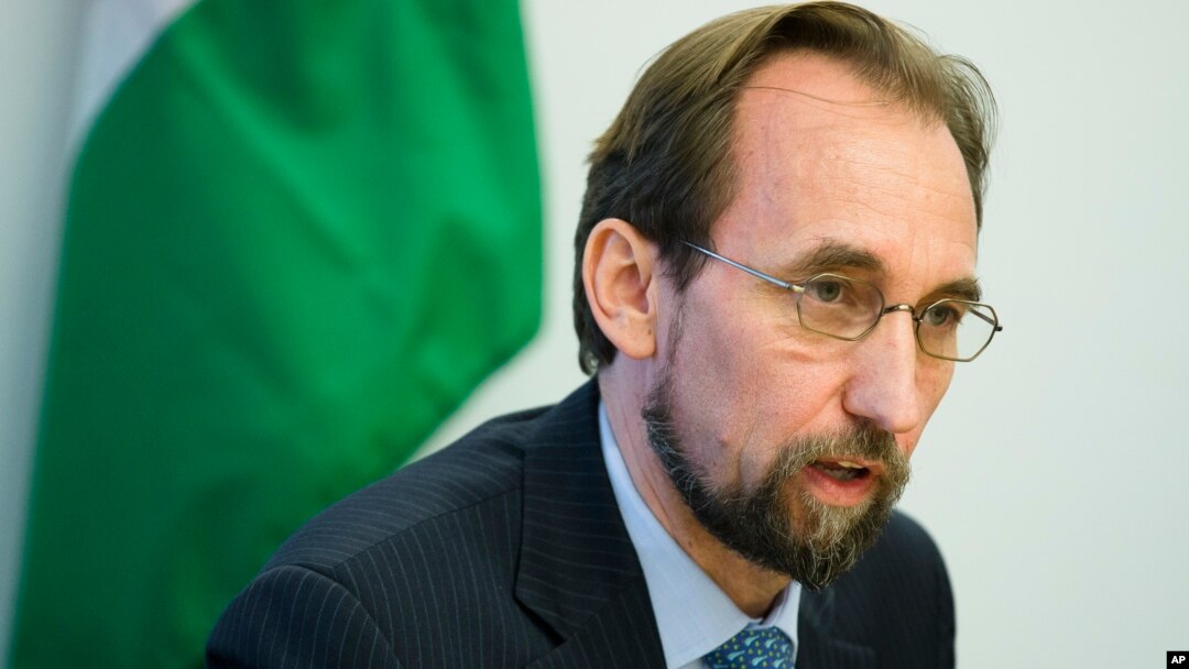 Komisaris HAM PBB, Zeid Ra'ad al-Hussein (foto: dok).
