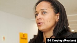 Isabel dos Santos, l'ancienne présidente de la compagnie pétrolière nationale angolaise, à Luanda, le 9 juin 2016.