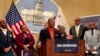 FILE — Assemblymember Reggie Jones-Sawyer, D-Los Angeles, speaks about a package of reparations legislation at a press conference at the state Capitol on February 21, 2024.