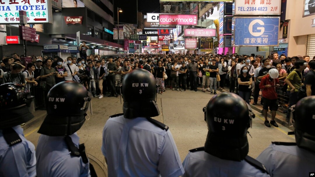 Mong Kok tumani, Gonkong, 17-oktabr, 2014 