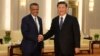 Tổng giám đốc Tedros Adhanom Ghebreyesus trong cuộc gặp với Chủ tịch Trung Quốc Tập Cận Bình khi tới Trung Quốc cuối tháng Một năm nay.