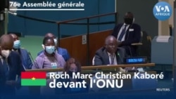 Roch Marc Christian Kaboré devant l'ONU